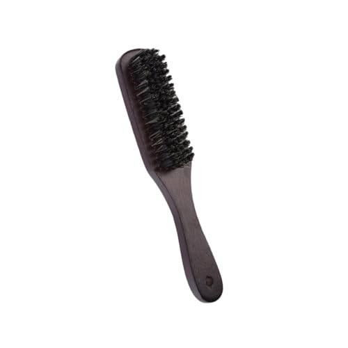 NOLITOY 1pc Broken Hair Cleaning Brush Stiff Bristles Hair Brush Horsehair Brush Hair Polish Brush Nail Cleaning Brush Hair Styling Brush Hairbrush Man Solid Wood Polishing Brush
