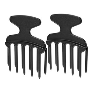 NOLITOY 2pcs Styling Comb Afro Picks Women Comb for Curly Hair Wet Curly Hair Combs Mens Toupee Curly Wig Twist Comb for Dreads Men Hair Styling Tool Comb Comb Travel Braid Abs