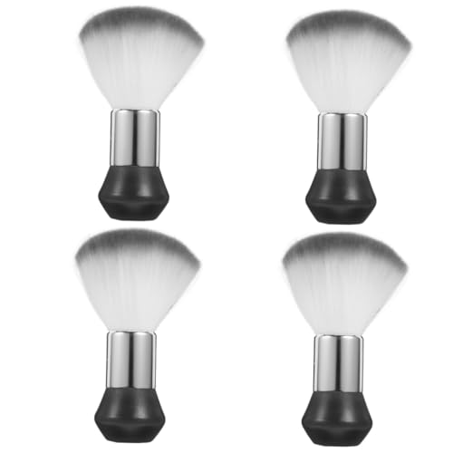 NOLITOY 4pcs Barber Brush Duster Cleaning Brush Hair Dye Brush Barber Neck Brush Neck Brush Barber Hair Cutting Accessories Barber Hair Brush Nylon Wool Hair Color Brush Dedicated