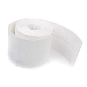 NOLITOY 500 Piece Nail Art Paper Tips with Remover Pads for Gel Extension