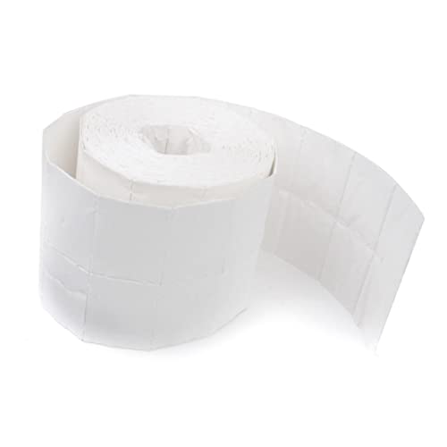 NOLITOY 500 Piece Nail Art Paper Tips with Remover Pads for Gel Extension