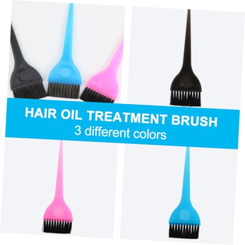 NOLITOY 6pcs Hair Brush Highlight Comb Salon Hair Teasing Comb Hair Color Brush Applicator Hair Highlights Brush Hair Dye Supplies and Tools Tease Hair Coloring Products - Image 5