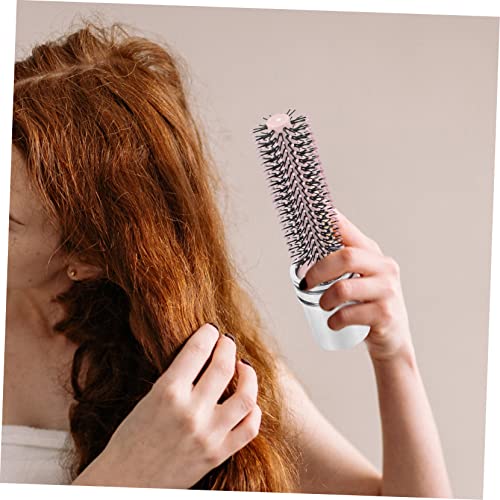 NOLITOY Portable Curling Comb Roller Portable Hair Brush Hair Curling Brush Retractable Hair Brush Men Hair Brush Hair Blow Drying Brush Styling Brush for Curly Hair Round Brush - Image 6