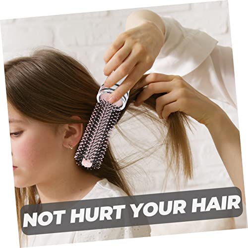 NOLITOY Portable Curling Comb Roller Portable Hair Brush Hair Curling Brush Retractable Hair Brush Men Hair Brush Hair Blow Drying Brush Styling Brush for Curly Hair Round Brush - Image 3