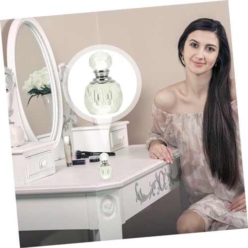 NOLITOY Transparent Perfume Bottle Vintage Perfume Bottles Perfume Storage Bottle Mini Spray Bottles Cosmetic Sample Vials Containers Glass Travel Rose Quartz Crystal Bottle - Image 7