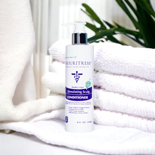 NouriTress Stimulating Scalp Conditioner for Dry, Brittle Hair | Relieves Itchy Scalp | Paraben-Free | Thickening Conditioner - Image 4