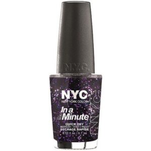 NYC Crystal Couture Glitters Nail Polish NY Princess #003 0.5 oz Bottle