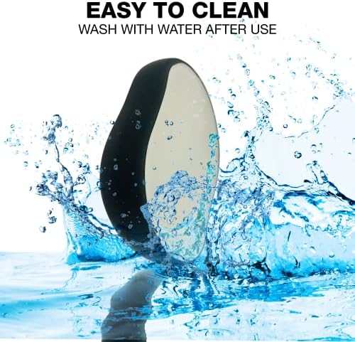 Nylea Hair Removal Eraser, Reusable Leg Hair Remover Painless Exfoliation, Easy to Use and Portable Magic Hair Removal Tool for Men and Women (Black) - Image 3