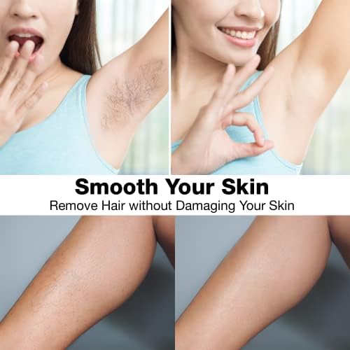 Nylea Hair Removal Eraser, Reusable Leg Hair Remover Painless Exfoliation, Easy to Use and Portable Magic Hair Removal Tool for Men and Women (Black) - Image 4