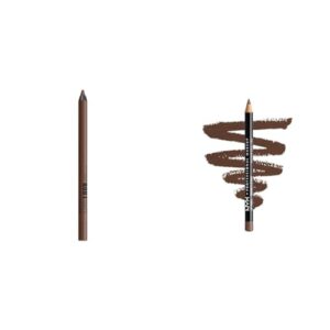 NYX Rebel Kind Chocolate Brown Longwear Lip Liner & Espresso Creamy Pencil Set 0.04 oz
