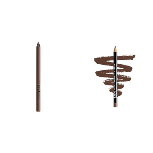 NYX Rebel Kind Chocolate Brown Longwear Lip Liner & Espresso Creamy Pencil Set 0.04 oz