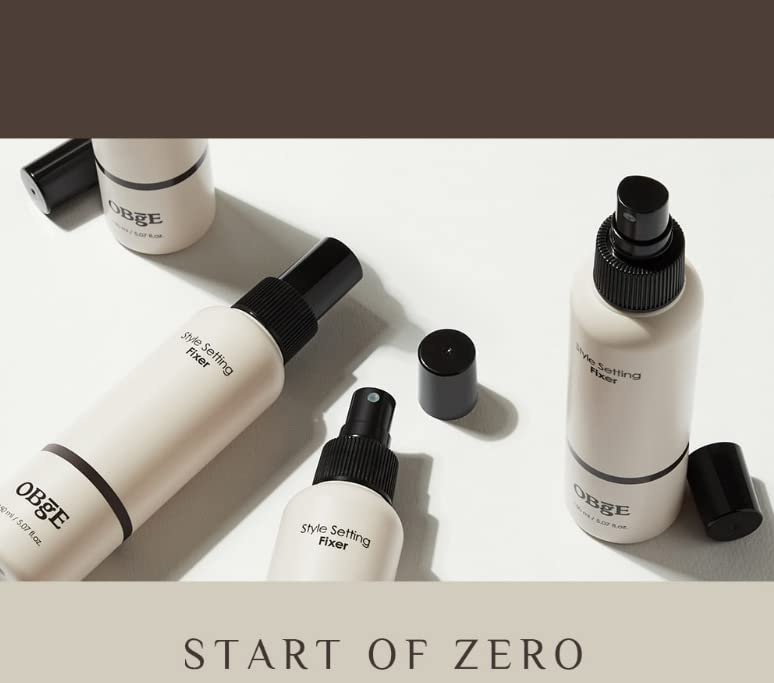 OBgE Style Setting Fixer (5.1fl oz) - Hair Spray for Natural Styling with Medium Hold, Volume. Liquid Formula for Easy Application and Easy Wash. - Image 8