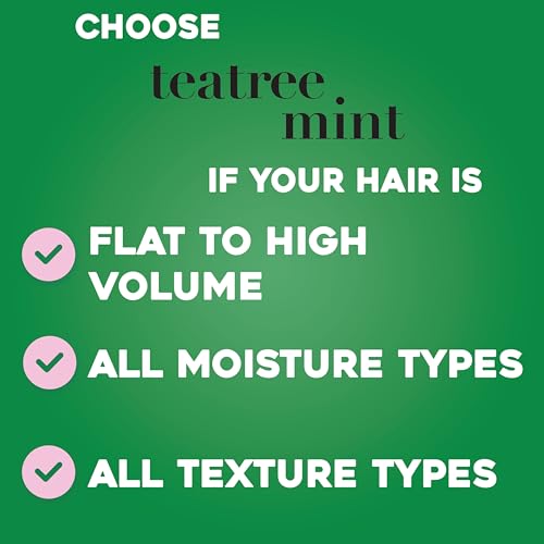 OGX Hydrating + Tea Tree Mint Conditioner, Nourishing & Invigorating Scalp Conditioner with Tea Tree & Peppermint Oil & Milk Proteins, Paraben-Free, Sulfate-Free Surfactants, 13 fl oz (Pack of 2) - Image 6