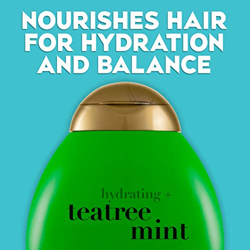 OGX Hydrating + Tea Tree Mint Shampoo & Conditioner, 25.4 Ounce (Set of 2) - Image 4