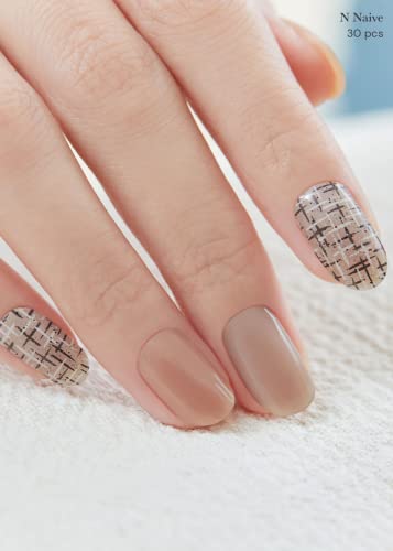 Ohora Naive Semi-Cured Gel Nail Strips Kit Long Lasting Salon Quality Easy Application - Image 5