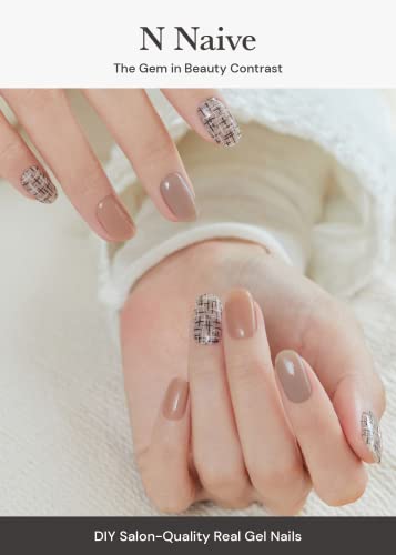 Ohora Naive Semi-Cured Gel Nail Strips Kit Long Lasting Salon Quality Easy Application - Image 2