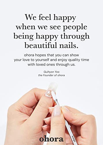 Ohora Naive Semi-Cured Gel Nail Strips Kit Long Lasting Salon Quality Easy Application - Image 7