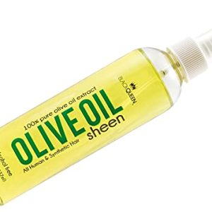 Olive Oil Sheen Spray for Locs, Dreadlocks, Twists, Braids, Cornrows, 4C Hair - Moisturizing, Refreshing - 8 oz- Made in the USA (Pack of 2)