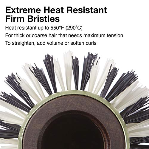 Olivia Garden Ecoceramic Firm Bristles Round Thermal Hair Brush (not electrical) - Image 3