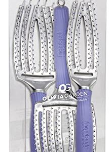 Olivia Garden FingerBrush Scalp-Hugging & Vented Paddle Hair Brush