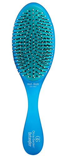 Olivia Garden OG Brush Detangler, removable cushion for easy cleaning, scalp hugging for scalp massage and custom bristles to detangle based on hair type, for wet or dry hair, women, men and children