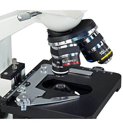 OMAX - MD82ES10 40X-2000X Digital LED Compound Microscope with Built-in 1.3MP Camera and Double Layer Mechanical Stage Compatible with Windows and Mac - Image 3