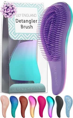 Ombre Detangler Brush for Thick Curly Straight Hair Gentle Brush for Women and Kids