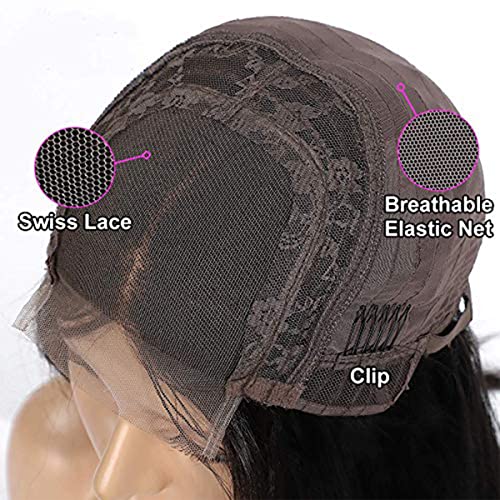 Ombre Highlight 4/27 Lace Front Wig Human Hair Kinky Curly Brazilian Remy Hair Wigs For Black Women Tow Tone Wig Honey Blonde Wig Human Hair Wet And Wavy Wigs Closure Wig 20 Inch - Image 6