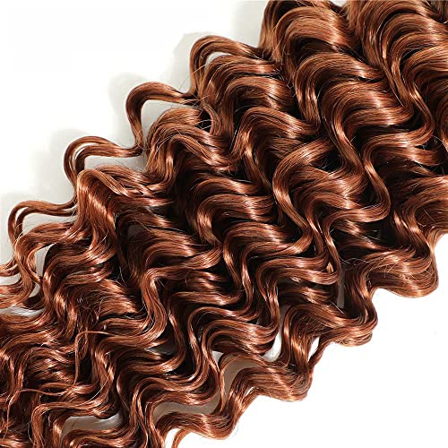 Ombre Loose Wave Bundles 1b/30 Human Hair 3 Bundles 8 10 12 Inch 2 Tone Black and Brown Deep Wave Bundle Human Hair Weave 8A Brazilian Virgin Ombre Deep Wave Bundle Human Hair Extensions - Image 7