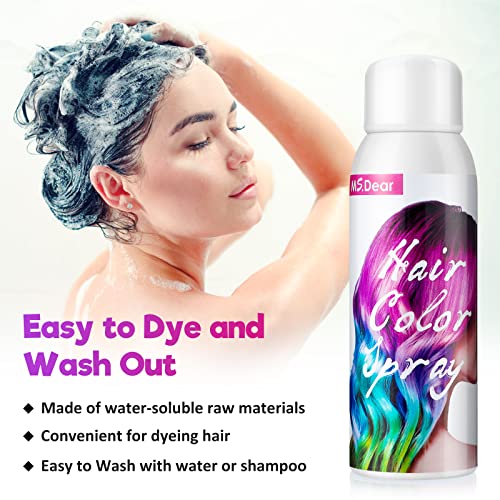 ONE-TIME USE Orange Hair Spray Temporary Hair Dye Spray for Crazy Hair Day Party Wash Out Hair Spray Hair Dye Temporary Hair Color Spray-On 1-Day Wash Off for Parties, Events 100ML - Image 8