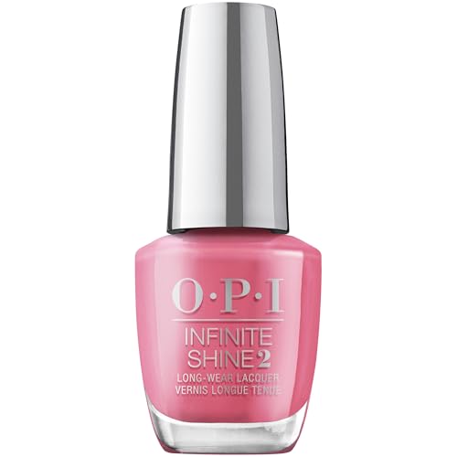 OPI Infinite Shine Long-Wear Cool Crème Finish Opaque Pink Nail Polish, Up to 11 days of wear & Gel-Like Shine, Spring '24, Your Way Collection, On Another Level, 0.5 fl oz