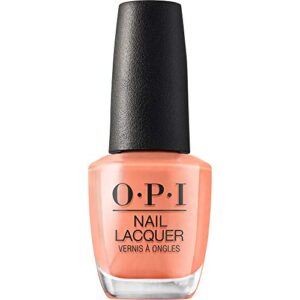 OPI Nail Lacquer, Freedom of Peach, Orange Nail Polish, Washington DC Collection, 0.5 fl oz