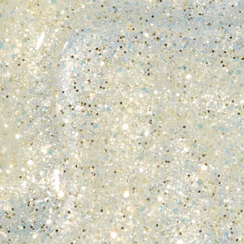 OPI Nail Lacquer, Soft Sheer & Glitter Finish Metallic Nail Polish, Up to 7 Days of Wear, Chip Resistant & Fast Drying, Spring '24, Your Way Collection, Gliterally Shimmer, 0.5 fl oz - Image 3