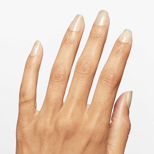 OPI Nail Lacquer, Soft Sheer & Glitter Finish Metallic Nail Polish, Up to 7 Days of Wear, Chip Resistant & Fast Drying, Spring '24, Your Way Collection, Gliterally Shimmer, 0.5 fl oz - Image 4