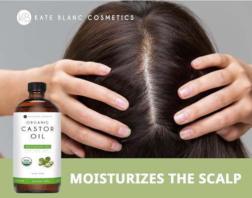 Organic Castor Oil 16oz Pure Cold-Pressed Natural for Skin and Hair Care - Image 5