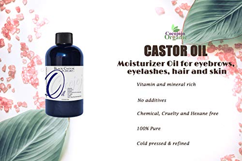 Organic Cold Pressed Jamaican Black Castor Oil 8 oz for Hair & Skin Nourishment - Image 5