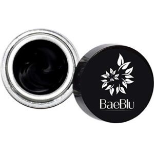 Organic Gel Eyeliner Pot, 100% Natural Waterproof Non-Irritating, Create Any Look, Very Black
