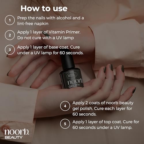 Organic Grey UV Gel Polish Set 7ml Each Long-Lasting Professional Nail Art - Image 6