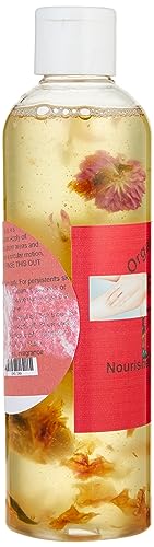 Organic Hair Solution- NOURISHING BODY OIL WITH ROSE SCENT-Plant-based Formula, Dry Skin Moisturizer & Hydrating Body Massage Oil, for Radiant & Healthy Glow, Nourishing After Shower & Bath Oil (8 oz) - Image 3