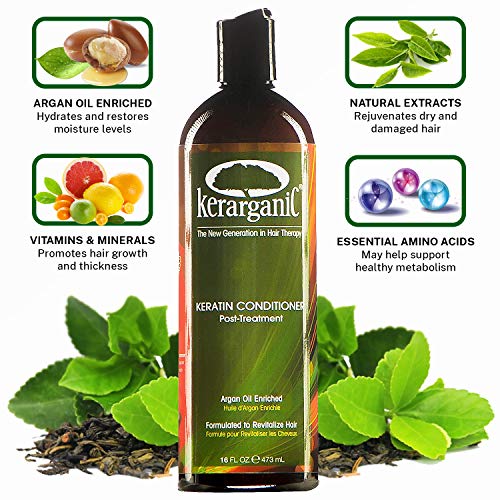 ORGANIC KERATIN TREATMENT - POST-TREATMENT CONDITIONER - 16oz - Image 2