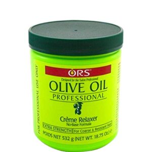 Olive Oil Professional Creme Relaxer for Normal Hair 532g, Organic Root Stimulator