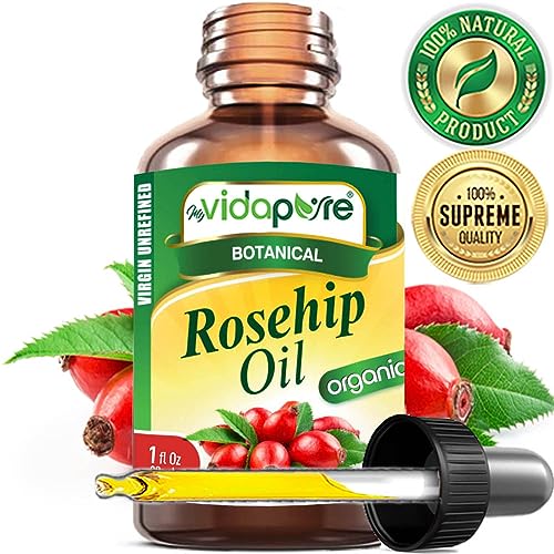Pure Organic Rosehip Oil 100% Virgin Unrefined 1 Fl. oz. for Skin and Hair - Image 8