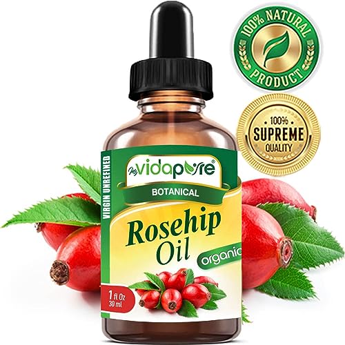 Pure Organic Rosehip Oil 100% Virgin Unrefined 1 Fl. oz. for Skin and Hair - Image 2