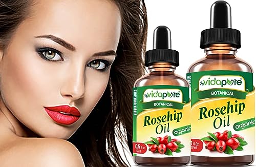 Pure Organic Rosehip Oil 100% Virgin Unrefined 1 Fl. oz. for Skin and Hair - Image 6
