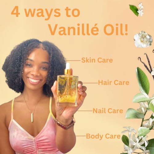 Organic Vanilla Oil 4 oz for Skin and Hair Natural Hydration Moisturizer - Image 4