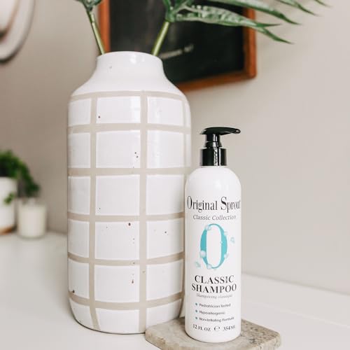 Original Sprout Classic Shampoo for All Hair Types, Sulfate Free and Vegan Shampoo, 12 oz. Bottle - Image 3
