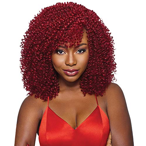 Outre Synthetic Hair Crochet Braids X-Pression Braid 3C- Whirly Loop (6-PACK, 1B)