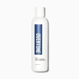 Overtone Haircare Brown Hair Daily Conditioner 8 oz with Shea Butter and Coconut Oil