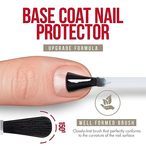 OVLUX QBD Nutrition Base Coat - 15ml UV Gel Nail Polish, Enriched with Cherry Extract and vitamin Ca, Clear Nail Plate Protector, Soak-off No Wipe Gel Nail Polish Base - Image 4