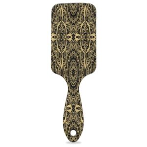Paddle Hair Brush Retro Pattern Air Cushion Combs Anti-Static Comb Hair Brush 8.66 * 2.75 IN Soft Scalp Massage Brush for Women and Men